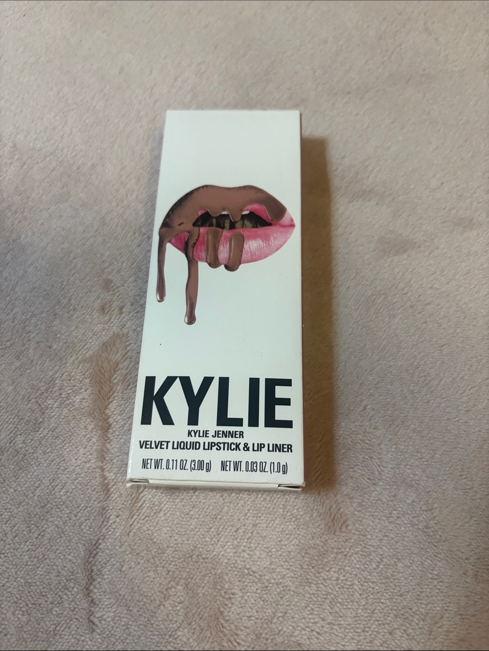 Kylie Cosmetics Velvet Liquid Lipstick & Lip Liner in Color Charm